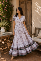 Olive Grove Wrap Dress