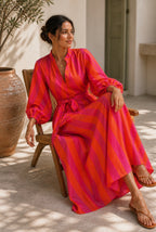 Jaipur Sunset Shirt Dress