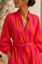 Jaipur Sunset Shirt Dress